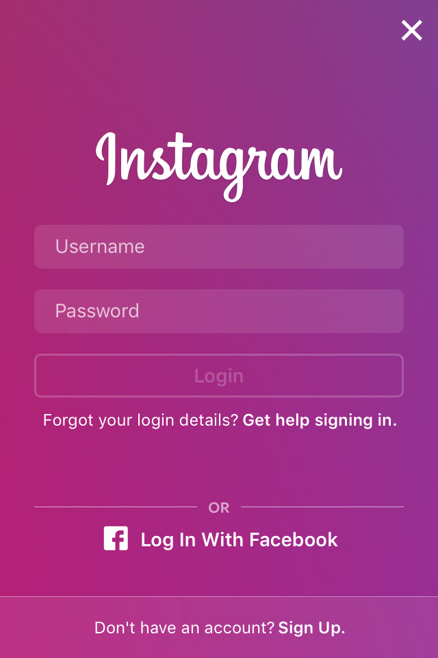 Мультиаккаунт в Instagram пароль